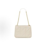 SAINT LAURENT YSL Jamie 4.3 Brand logo bronze accessory shoulder bag Medium-sized women retro white